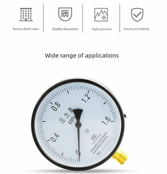 Y-150 Basınç Ölçer - -0.1 + 0.15MPa - 9