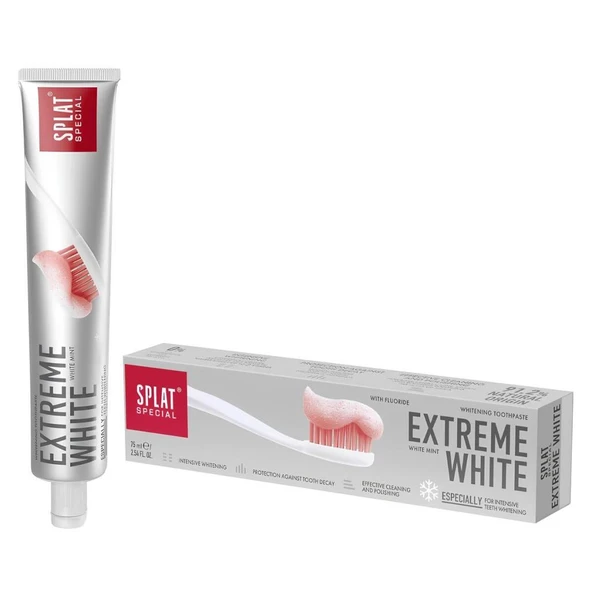 Splat Special Extreme White Beyazlatıcı Florürlü Diş Macunu 75 ml