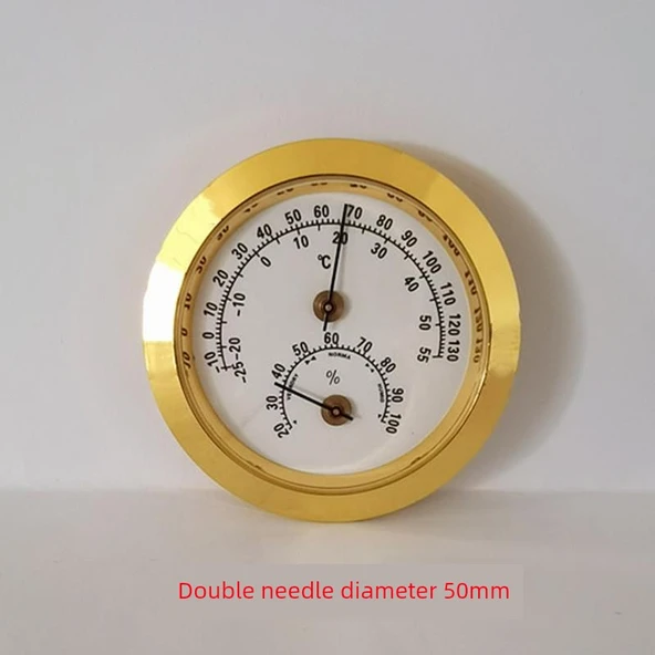 Çift İbreli 50mm Termohigrometre