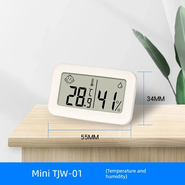 Mini Dijital Termometre ve Higrometre - Mini TJW-01