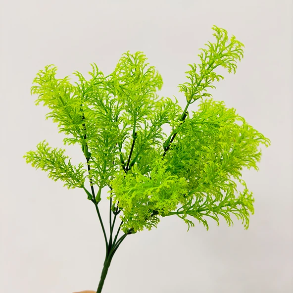 Yapay Yeşil Ev Dekoratif Okaliptüs Eğrelti Otu Yaprak Demeti - No. 1 Dal - Resim 11