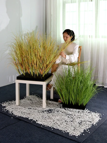 DIY Yapay Kamış Otu Peyzajı - 2 Adet Çiçek Aranjmanı Çamuru - 2