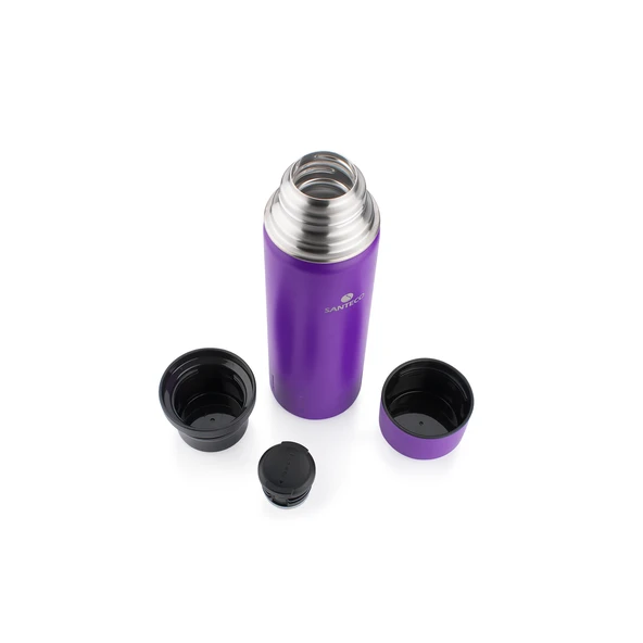 Santeco Kolima 2 Kapaklı Termos 1 L-Mor - Resim 3