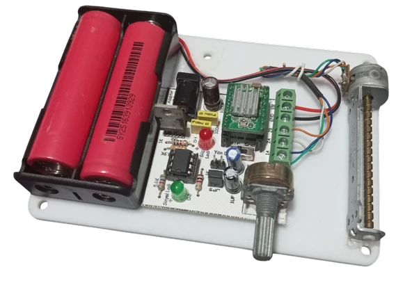 Step Motor Hız Yön Kontrol Pilli Öğrenci Deney Devresi - Resim 5