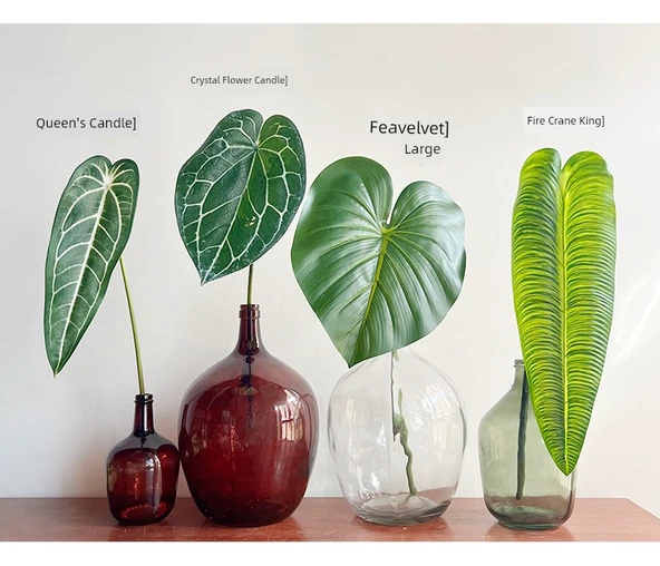 Yaprak Duvar Dekoru - Ateş Vinç Kralı / Kamuflaj Yeşil - Resim 9