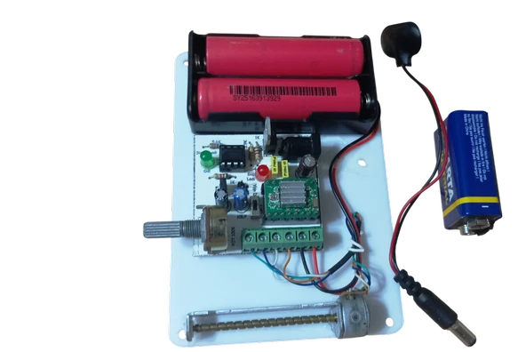 Step Motor Hız Yön Kontrol Pilli Öğrenci Deney Devresi - Resim 6