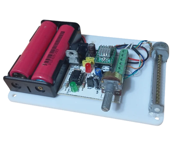 Step Motor Hız Yön Kontrol Pilli Öğrenci Deney Devresi - Resim 7