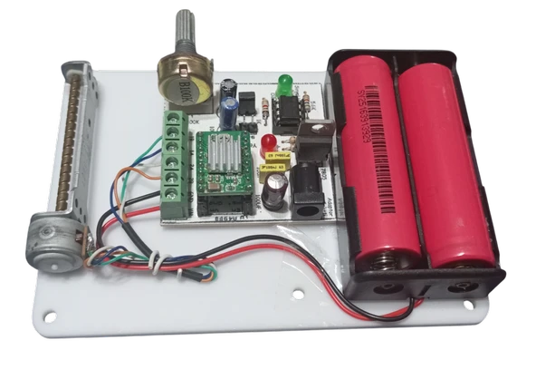 Step Motor Hız Yön Kontrol Pilli Öğrenci Deney Devresi - Resim 3