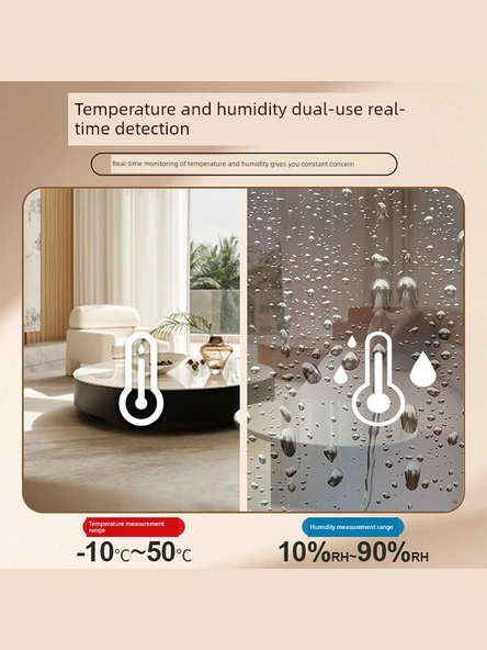 Dijital Termometre Higrometre - Mavi Ekonomik Model - Resim 4