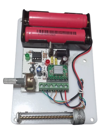 Step Motor Hız Yön Kontrol Pilli Öğrenci Deney Devresi - Resim 4