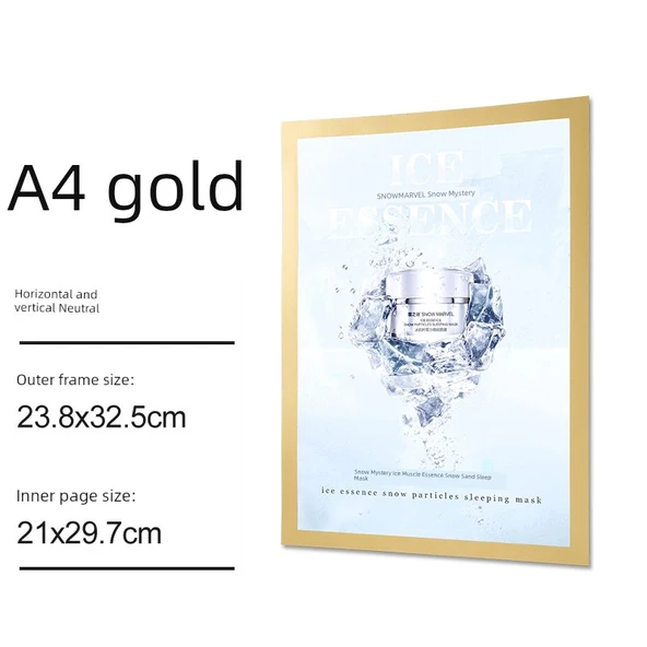 A4 Manyetik Display Sticker - Altın