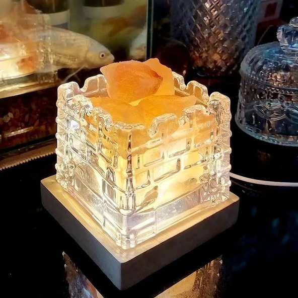 Cam Aromaterapi Saklama Kabı - Beyaz Kristal 2-4cm 100g - 11
