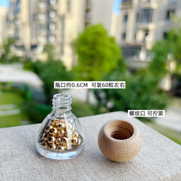 Mini Cam Saklama Kavanozu - Bebek Kafası - Siyah Kum - 9