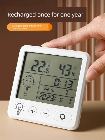 İç Ortam Sıcaklık ve Nem Ölçer - Mini Gelişmiş - 2