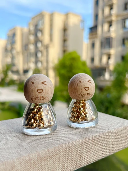 Mini Cam Saklama Kavanozu - 2 Adet Boş Şişe - 4