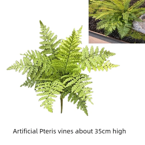 Yapay Pteris Dekorasyonu - 40x60 cm