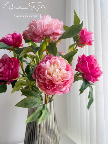 Simülasyon Şakayık Çiçeği - Gül 1/D Şakayık - Resim 3