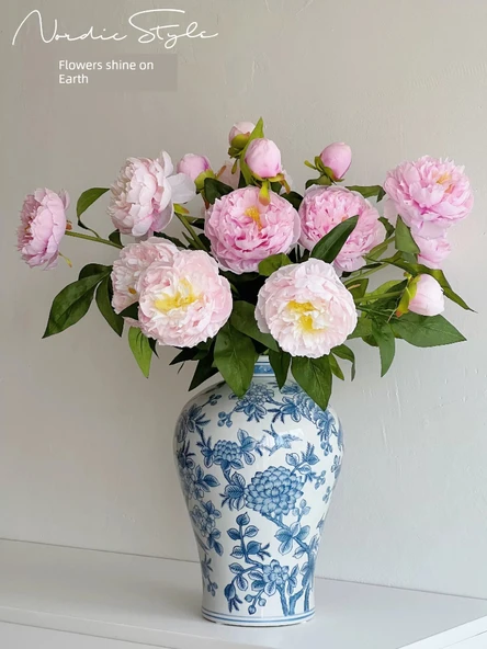 Simülasyon Şakayık Çiçeği - Gül 1/D Şakayık - Resim 6