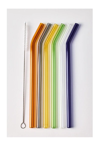 Perotti 15960 Straw Cam Pipet Fırça Seti Renkli 6lı