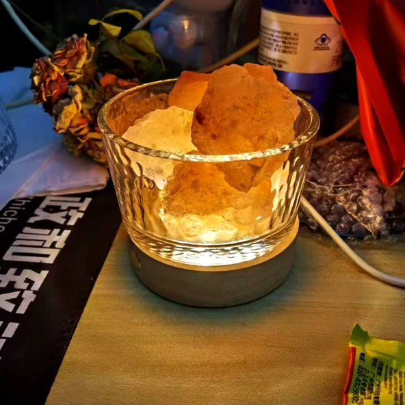 Kristal Cam Uçucu Yağ Difüzörü - Yaratıcı Elmas Bardak 300g - 8
