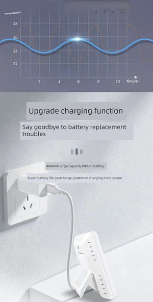 Dijital Termometre Higrometre - Manyetik Pro Şarjlı Model - 11