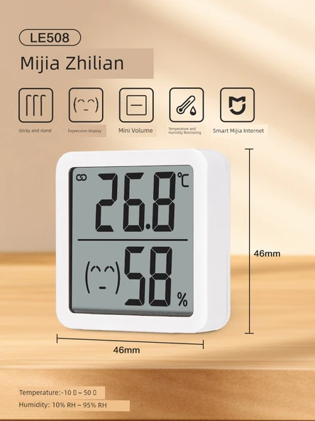 Mini Dijital Termometre - Mijia Zhilian Yüksek Çözünürlüklü Ekran