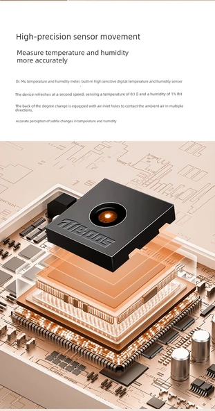 Akıllı Bluetooth Termometre Higrometre - İkili Paket - 12