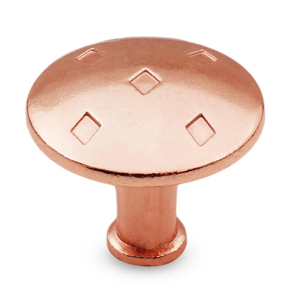 Big Düğme 10 ADET Kulp Mobilya Mutfak Çekmece Dolap Dolabı Kapak Kulpu Kulpları Kulbu Bakır Metal - Resim 5