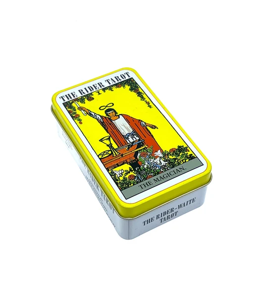 Metal Kutulu The Rider - Waite Tarot Deck Tarot Kart Destesi