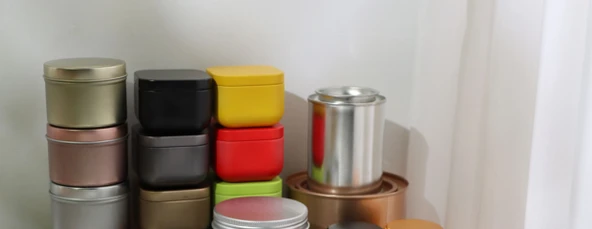 Aromaterapi Mum Kutusu - Mini Yuvarlak Alüminyum Kutu [Mum 20g] - 7