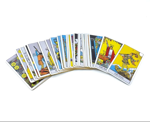 Metal Kutulu The Rider - Waite Tarot Deck Tarot Kart Destesi - 4