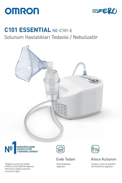 OMRON Kompresörlü Buhar Makinesi Nebulizatör Ne-c101-e - 2
