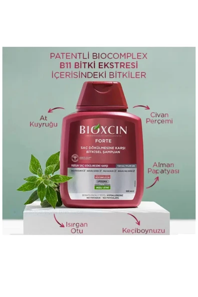 BİOXİN Bioxcin Forte 300 Ml Bitkisel Şampuan