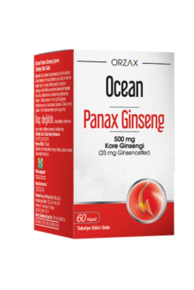 ORZAX Ocean Panax Ginseng 60 Kapsül