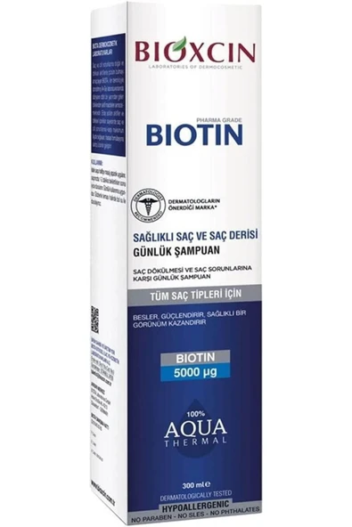 Bioxcin Biotin Şampuan 300 Ml Tüm Saç Tipleri Için