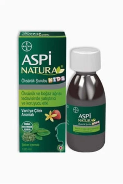 ASPİNATURA Kids Şurubu Vanilya & Çilek 120 ml ürün görseli 1