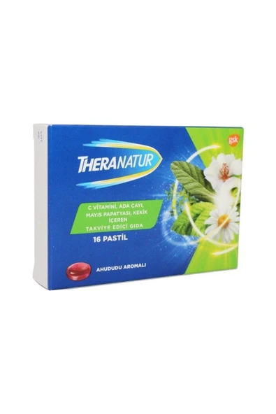 GSK Theranatur Ahududu Aromalı Pastil 16 Adet
