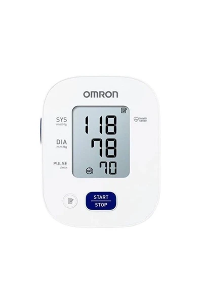 OMRON Omron M2 Hafızalı (7143-E) Hafızalı Üst Koldan Ölçer Dijital Tansiyon Aleti - 3