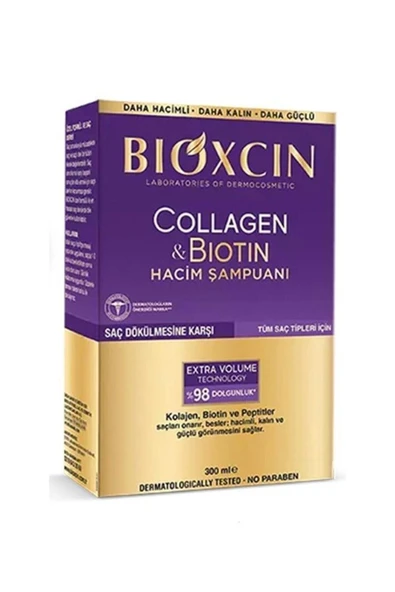 Bioxcin Collagen & Biotin Hacim Şampuanı 300 Ml
