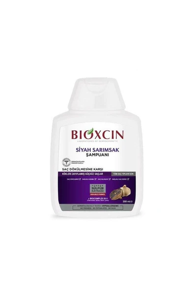 Bioxcin Siyah Sarımsaklı Şampuan 300 Ml
