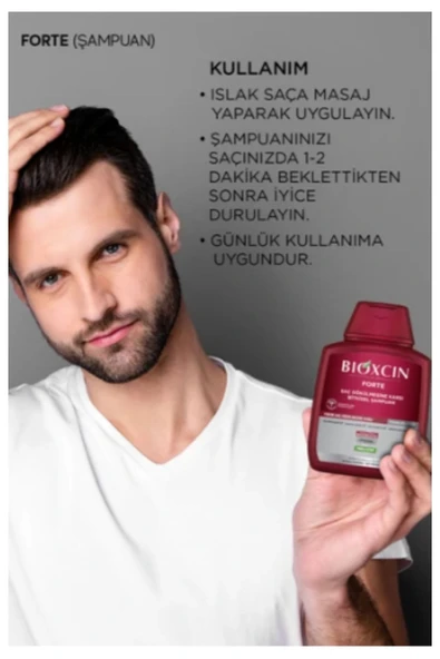 BİOXİN Bioxcin Forte 300 Ml Bitkisel Şampuan - 3
