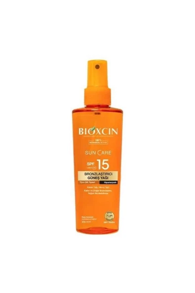 BİOXİN Bioxcin Sun Care Spf 15 Bronzlaştırıcı Güneş Yağı 200 ml