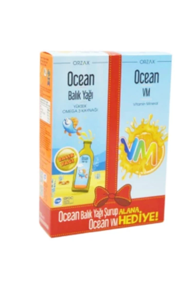 ORZAX Ocean Portakal Şurup 150 ml Ocean Vm Şurup 150 ml