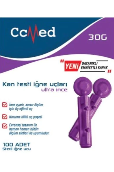CCMED LANCET 100LÜ ürün görseli 1