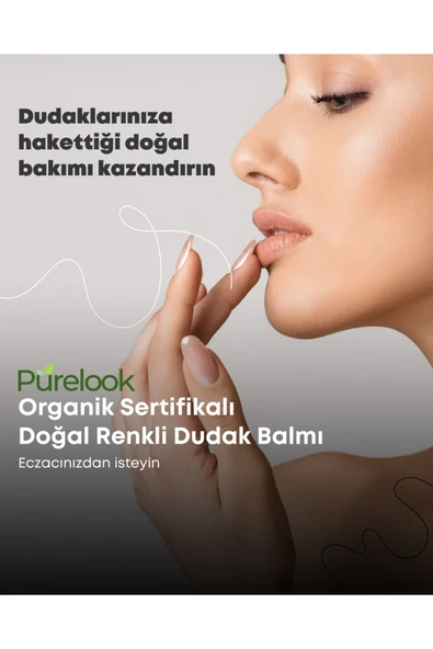 PURELOOK Renkli Dudak Balmı 5ml (ORGANİK) - 8