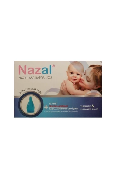 NAZAL Aspiratör Ucu 12 Adet Yedek Uç Otribebe Uyumlu