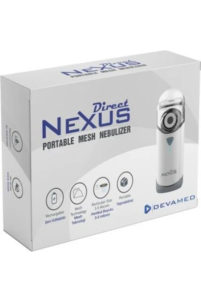 NEXUS Direct Taşınabilir Mesh Hava Makinesi Nebulizatör