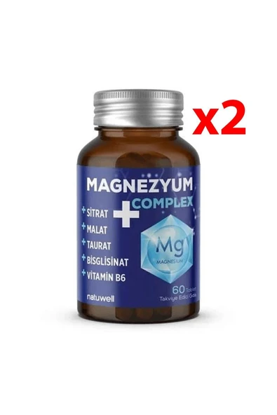NATUWELL Magnezyum Complex 60 Tablet - 2 Adet