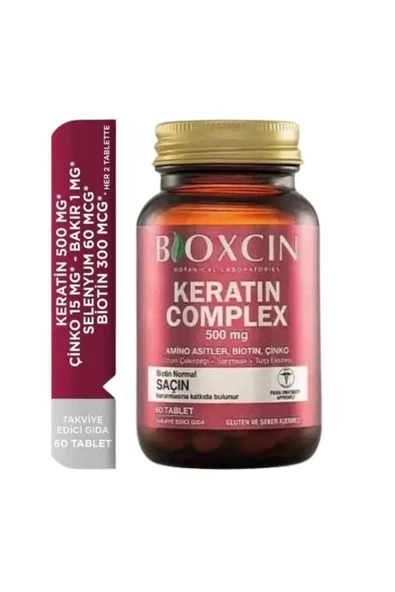 BİOXCİN Keratin Complex Tablet Takviye Edici Gıda 60 Tablet - 2