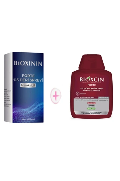 BİOXİNİN forte sprey+Bioxcin şampuan 100ml